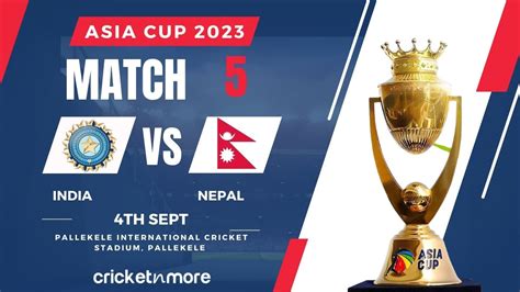 India vs Nepal Live Score Match Updates