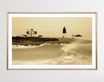 Point Judith Lighthouse Narragansett Rhode Island Canvas | Etsy