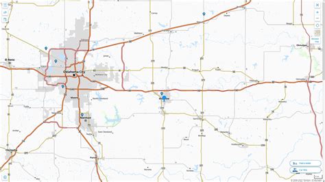 Shawnee, Oklahoma Map