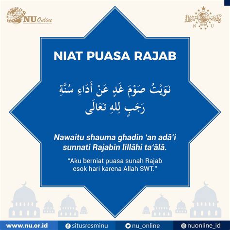 Puasa Rajab Niat - Homecare24