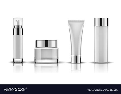 Cosmetic bottles Royalty Free Vector Image - VectorStock