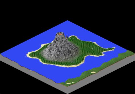 Volcano Island Minecraft Project