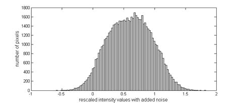 Figure A1. The histogram of the four-valued image after Gaussian noise... | Download Scientific ...