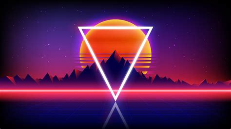 🔥 Download Retrowave Synthwave Abstract Sunset Wallpaper 4k 8k HD Pc ...