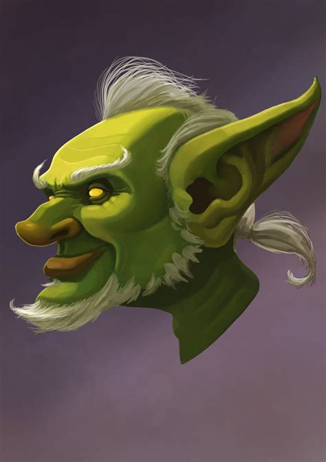 [Art] Goblin Sketch (by me) : r/wow