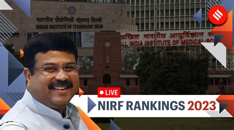 NIRF Ranking 2023 Updates: List of best colleges, universities in India | Education News - The ...