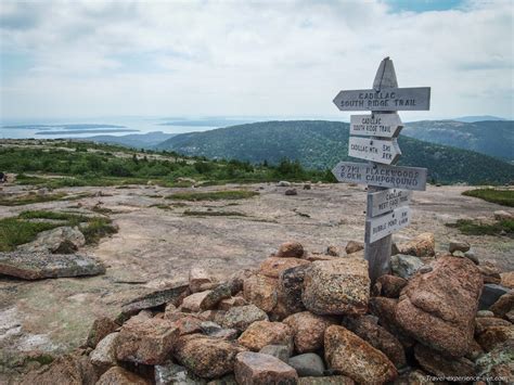 Cadillac Mountain Trail Acadia Hiking Trails