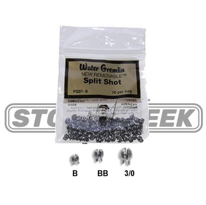 Water Gremlin Lead Split Shot – Stone Creek Dealers