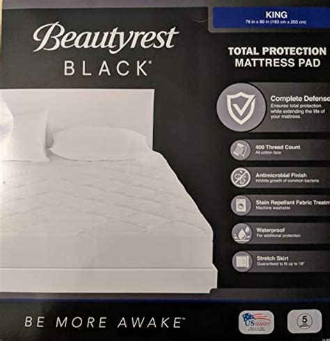 Beautyrest Black King Size Mattress Pad Total Protection Review