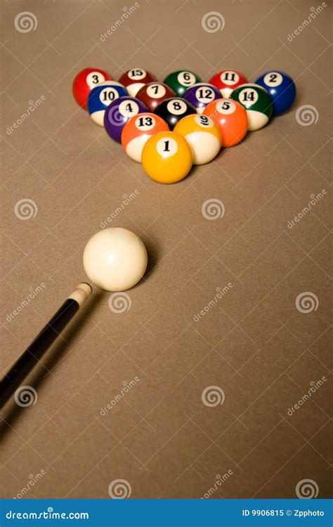 Billard table stock image. Image of hobbies, ball, pool - 9906815