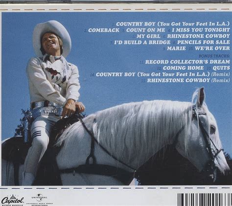 Glen Campbell CD: Rhinestone Cowboy - Bear Family Records