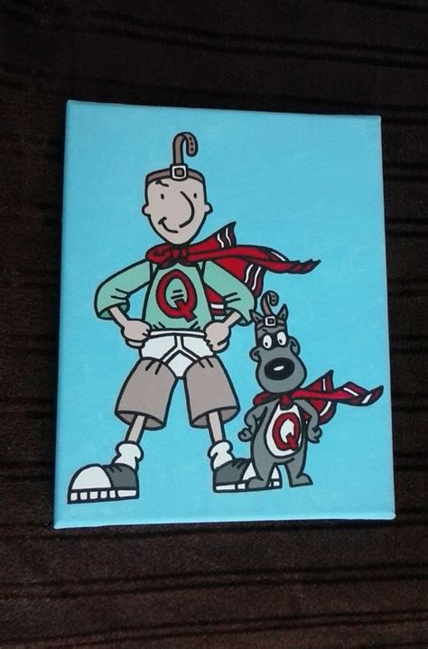 OOAK original Doug cartoon Quailman and by SillyLittleKnitWit