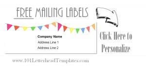 Free Mailing Labels