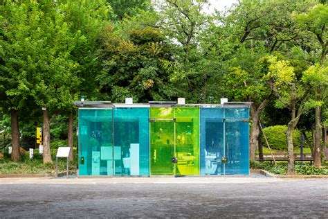 Glass that becomes opaque: the public toilets of Tokyo according to Shigeru Ban - Domus Shigeru ...