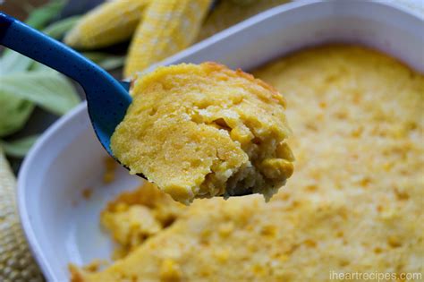 Jiffy Corn Pudding Casserole | I Heart Recipes