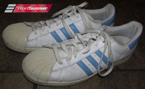 Adidas Originals Superstar White Light Blue Stripes Size 14 #G06839 | eBay