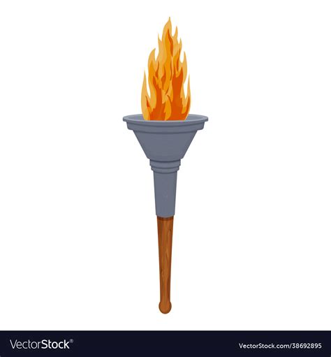 Medieval Wooden Torch