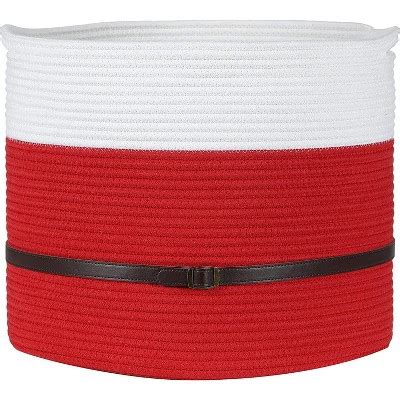 Midlee Christmas Santa Rope Basket (x-large) : Target