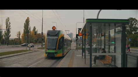 Poland, Poznań, tram 18 ride from Rondo Rataje to Seratifek - YouTube