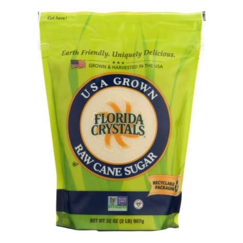 Florida Crystals Natural Cane Sugar, 6 ct / 32 oz - QFC