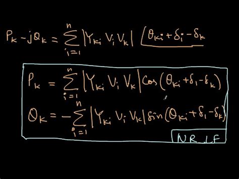 Derivation of Power Flow Equations - YouTube