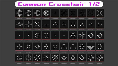 Unique & Common Crosshairs Pack in 2D Assets - UE Marketplace