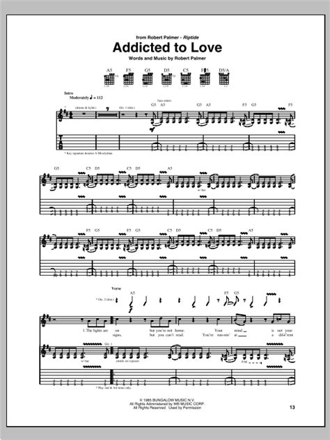 Addicted To Love by Robert Palmer - Guitar Tab - Guitar Instructor