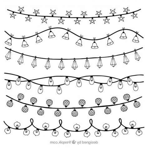 Christmas Lights Drawing at PaintingValley.com | Explore collection of Christmas Lights Drawing