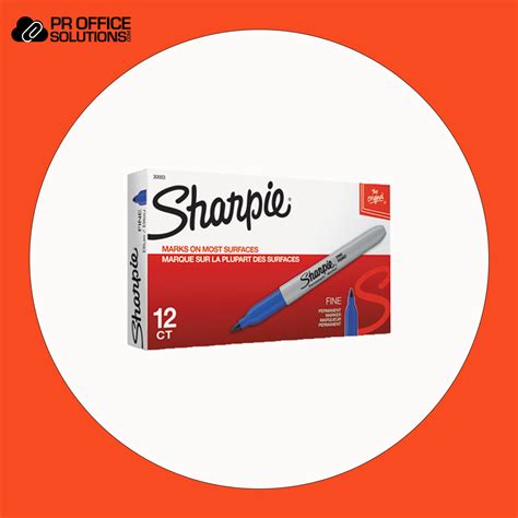 SHARPIE FINE POINT PERMANENT MARKER, BLUE 12PK – PR Office Solutions