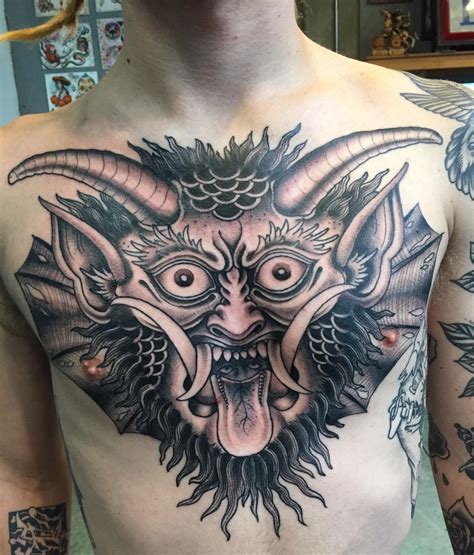 Finished traditional devil by Charles Russ @ Seattle Tattoo Emporium in ...