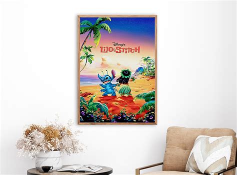 Disney Lilo and Stitch Movie Poster, Disney Vintage Movie Poster sold ...