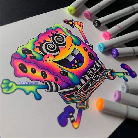 Pin by Kathy Sliskevics Maloney on Spongebob Squarepants | Art markers ...