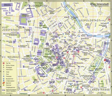 Tourist map of Vienna - Full size | Gifex