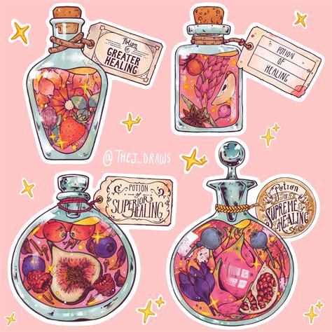 Theja Yhome - Healing Potions for Item Cards