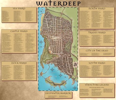 Map of Waterdeep I made with locations added all in one place : dndmaps