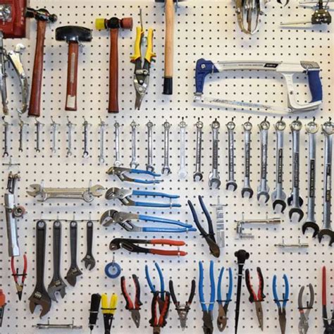 Pegboard for Tool Hanging and Tool Display board - RK Steel