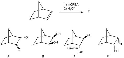 1,2-Diol Formation via Oxidation of Alkene with MCPBA | Organic Chemistry 2 | Practice | Albert