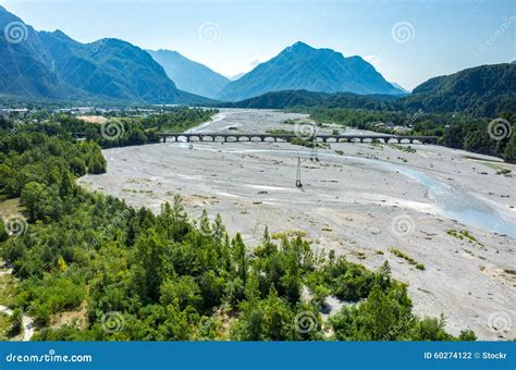 Tagliamento River Stock Photo - Image: 60274122