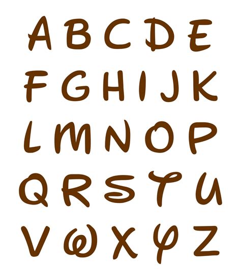 7 Best Images of Alphabet Disney Font Printables - Disney Font Alphabet Letter Printables, Walt ...