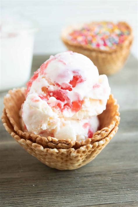No Churn Cherry Vanilla Ice Cream - Southern Plate