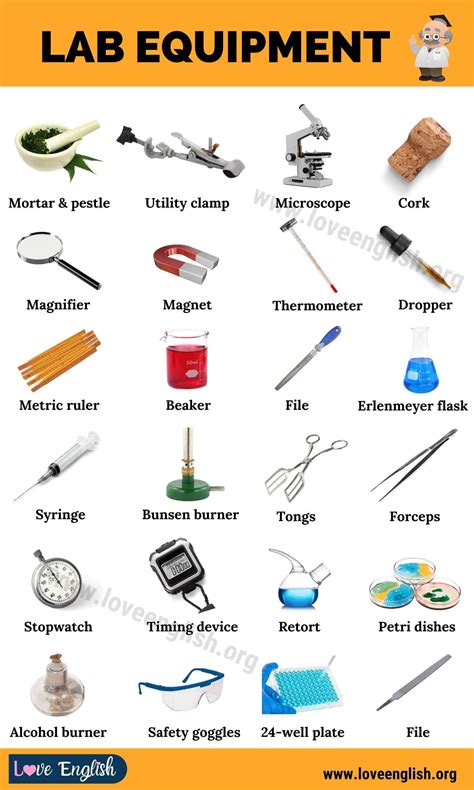 Lab Equipment: List of 48 Commonly Used Laboratory Equipment - Love ...