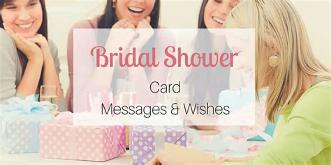 Bridal Shower Card Messages & Wishes