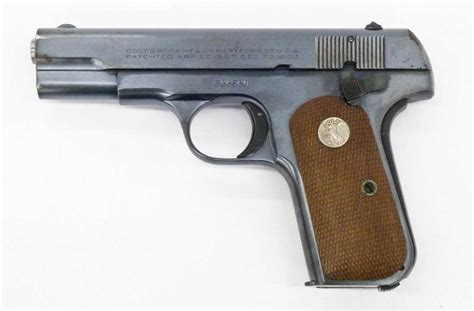 Vintage Colt .32 Automatic Hammerless Pistol 6.75''.