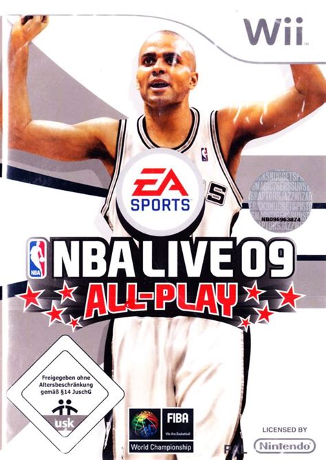 NBA Live 09 All-Play cover or packaging material - MobyGames