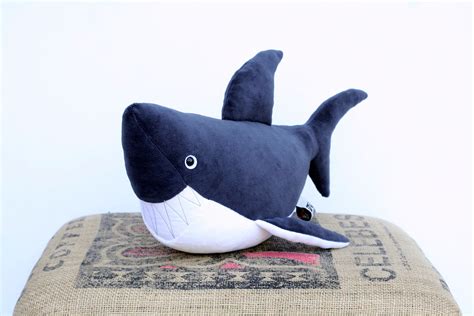 Blue Shark Cuddly Plush Toy Little Sharkey Cuddly Fish Ocean | Etsy