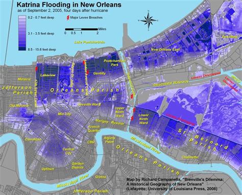 Hurricane Katrina Damage Map - Share Map