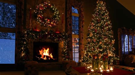 Christmas Fireplace 1920x1080 Wallpapers - Wallpaper Cave