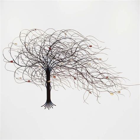 September Metal Tree Black | Metal tree wall art, Tree wall art diy ...