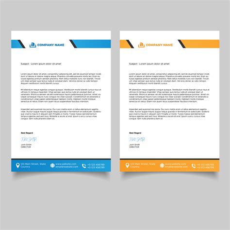 Business Headed Letter Template