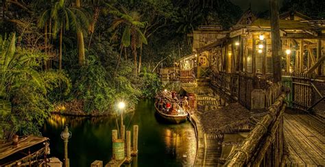 Jungle cruise in the evening | Disneyland photography, Disneyland, Disneyland resort